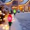 4ct. Multicolor Jumbo C7 Bulb Christmas Pathway Marker Lawn Stakes